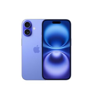 Apple iPhone 16 128 GB: 5G Mobile phone with Apple Intelligence, Camera Control, A18 Chip and a Big Boost in Battery Life. Works with AirPods; Ultramarine
