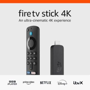 Amazon Fire TV Stick 4K (Newest gen), supports Wi-Fi 6, Dolby Vision/Atmos, HDR10+