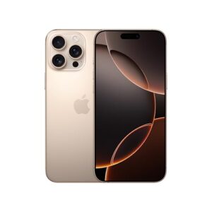 Apple iPhone 16 Pro Max 512 GB: 5G Mobile phone with Apple Intelligence, Camera Control, A18 Pro Chip and a Huge Leap in Battery Life. Works with AirPods; Desert Titanium