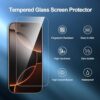 NEW'C 3 Pack Designed for iPhone 16 Pro Screen Protector (6.3 inches),Tempered Glass with easy installation tool included,Case Friendly Ultra Resistant - Image 4