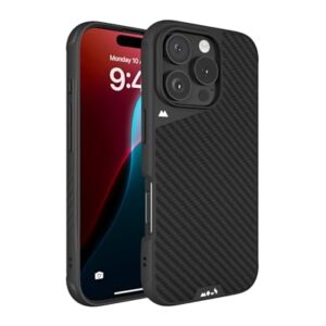 Mous for iPhone 16 Pro Case MagSafe Compatible - Limitless 6.0 - Carbon Fiber - Protective Shockproof Phone Cover