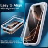 JETech Screen Protector for iPhone 16 Pro Max 6.9-Inch, Tempered Glass Film with Easy Installation Tool, Case-Friendly, HD Clear, 3-Pack - Image 4