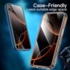 JETech Screen Protector for iPhone 16 Pro Max 6.9-Inch, Tempered Glass Film with Easy Installation Tool, Case-Friendly, HD Clear, 3-Pack - Image 7